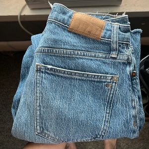 Madewell 26T Perfect Vintage Jean, frayed hem